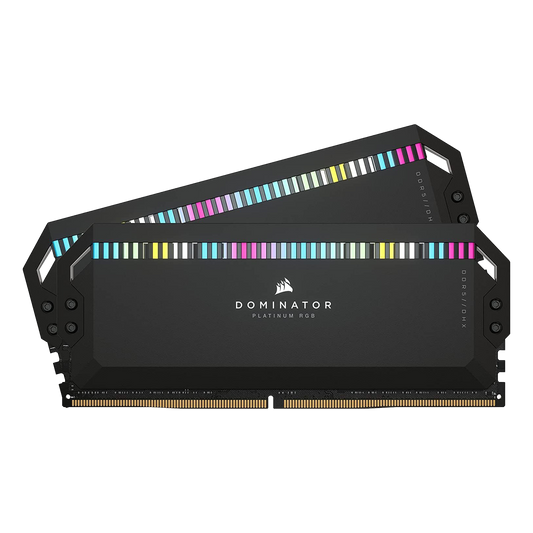 CORSAIR 64GB (2X32GB) DDR5-6400 DOMINATOR PLATINUM RGB (CMT64GX5M2B6400C32) - PC Quickbuys