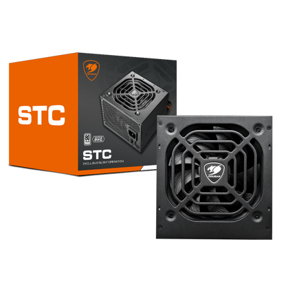COUGAR STC600 600W, 120MM FAN, ACTIVE PFC, 80-PLUS