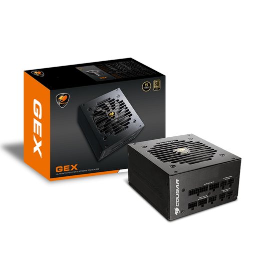 COUGAR GEX750 750W, 120MM FAN, MODULAR, 80-PLUS GOLD - PC Quickbuys