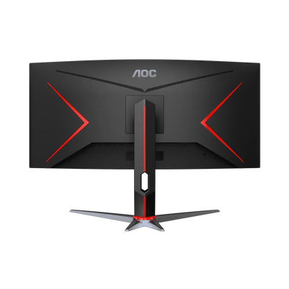 AOC CU34G2XP 34" WQHD LED CURVED GAMING MONITOR 1MS 180Z WLMNT W/ HAS (2XHDMI, 2XDP)