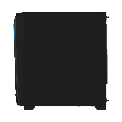 GIGABYTE C301G V2 MID TOWER CASE W/ TEMPERED GLASS, 4 ARGB FANS (BLACK)