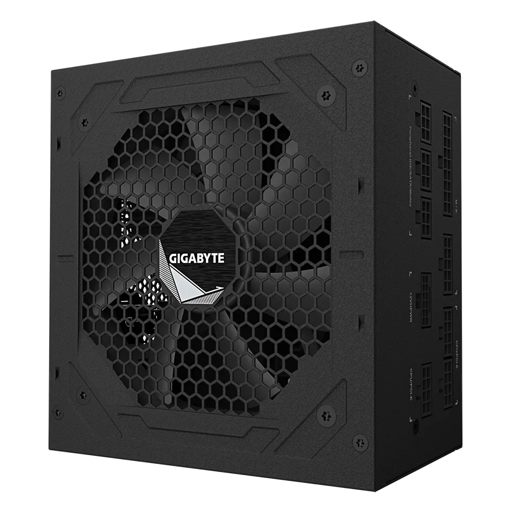 GIGABYTE UD1000GM PG5 1000W PCIE GEN 5.0 1X120MM FAN, 8SATA, 4PCIE, ACTIVE PFC, MODULAR, 80-PLUS GOLD - PC Quickbuys