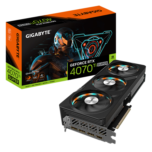 GIGABYTE RTX 4070TI SUPER 16GB 256BIT GDDR6X GAMING OC (HDMI, 3XDP)