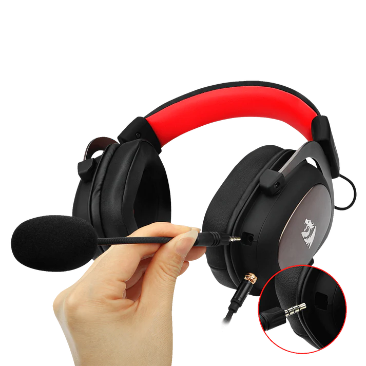REDRAGON ZEUS2 7.1 VRTUAL SURROUND GMG HDST (PC, PS4, XBX ONE, NINTENDO SWTCH, MOBL) (WHITE/RED)