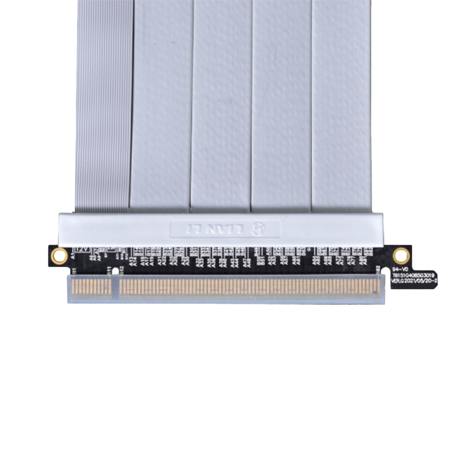 LIAN LI PW-PCI-4-60W 600MM PCIE 4.0 RISER CABLE (WHITE) - PC Quickbuys