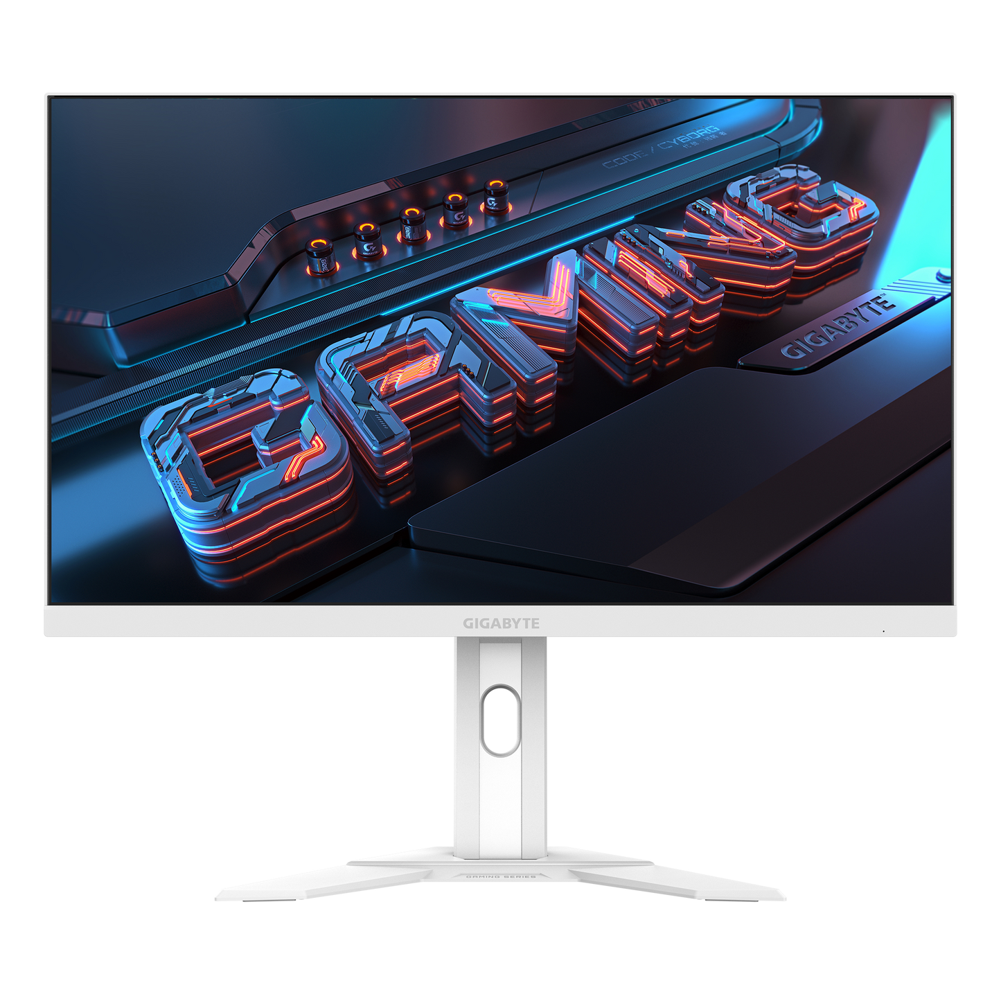 GIGABYTE M27QA ICE 27" QHD LED IPS KVM GAMING MONITOR 1MS 180HZ (2XHDMI, DP, USB-C)