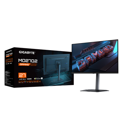GIGABYTE MO27Q2 27" QHD OLED KVM GAMING MONITOR 0.03MS 240HZ (2XHDMI, DP)