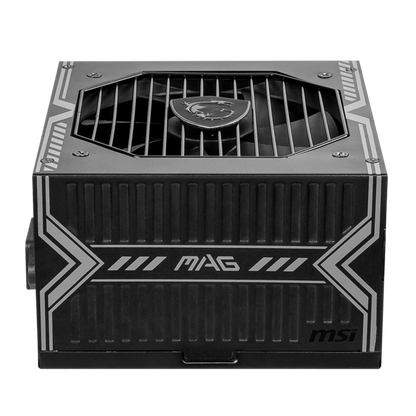 MSI MAG A650BN 650W 1X120MM FAN, 5SATA, 6PIN PCIE, ACTIVE PFC, 80PLUS BRONZE