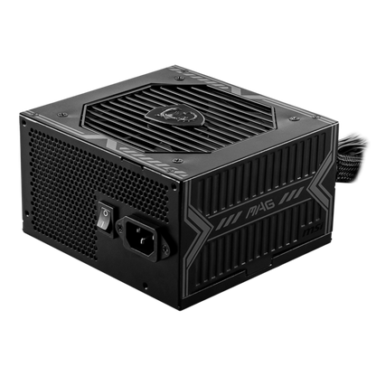 MSI MAG A750BN PCIE5 750W 1X120MM FAN, 5SATA, 6PIN PCIE, ACTIVE PFC, 80PLUS BRONZE