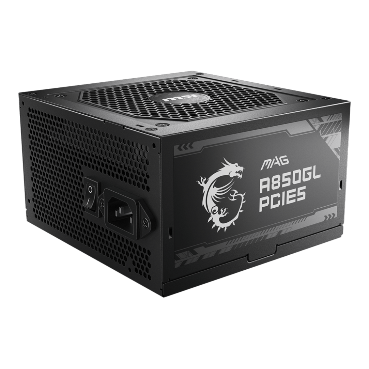 MSI MAG A850GL PCIE5 850W 1X120MM FAN, 8SATA, 6PIN PCIE, ACTIVE PFC, 80PLUS GOLD