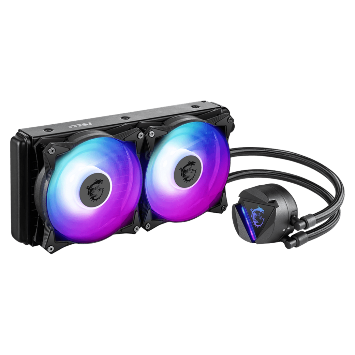 MSI MAG CORELIQUID 280R 2X140MM FAN/140X140X25MM ARGB LIQUID CPU COOLER