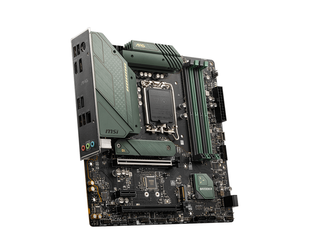 MSI MAG B660M BAZOOKA 4DDR4 2XM.2 MOTHERBOARD (HDMI, DP)