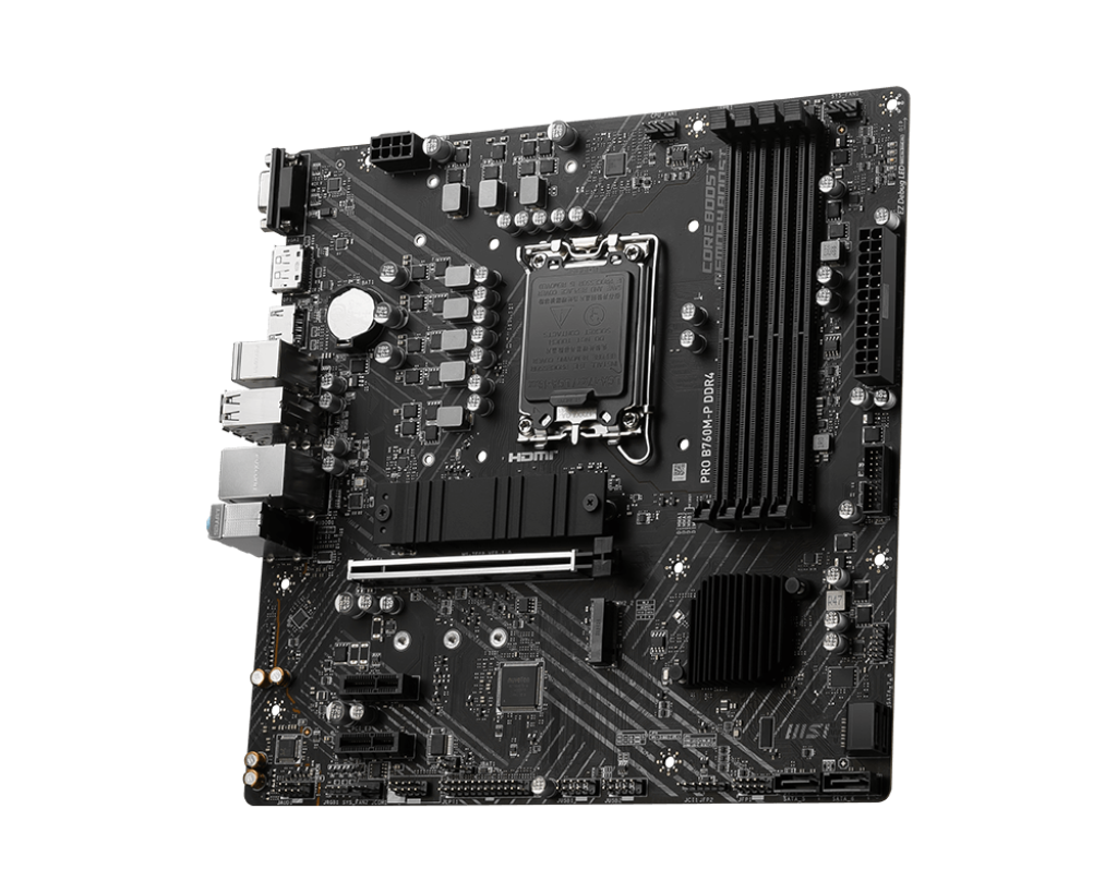 MSI PRO B760M-P 4DDR4 2XM.2 MOTHERBOARD (DB15, HDMI, DP)