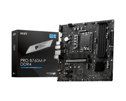 MSI PRO B760M-P 4DDR4 2XM.2 MOTHERBOARD (DB15, HDMI, DP)