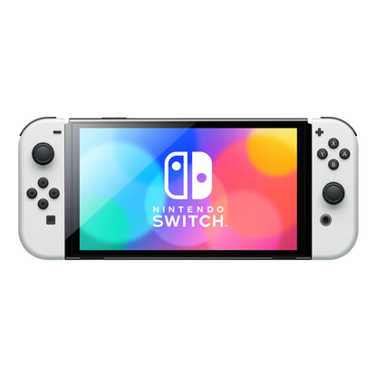 NINTENDO SWITCH OLED W/ WHITE JOYCON