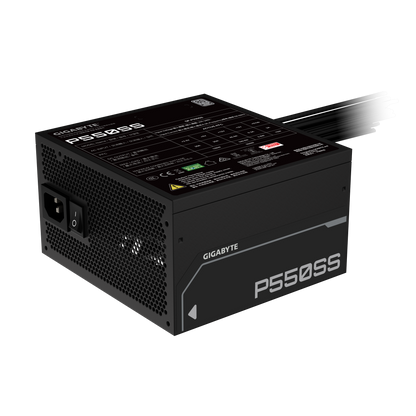 GIGABYTE P550SS 550W 1X120MM FAN, 5SATA, 2PCIE, ACTIVE PFC, 80PLUS SILVER