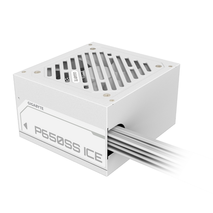 GIGABYTE P650SS-ICE 650W 1X120MM FAN, 5SATA, 2PCIE, ACTIVE PFC, 80PLUS SILVER