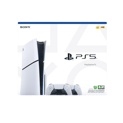 SONY CFI-2018A01 PLAYSTATION 5 SLIM DISC CONSOLE W/ 2 WIRELESS CONTROLLERS (ZL.A00TZ.0UR)