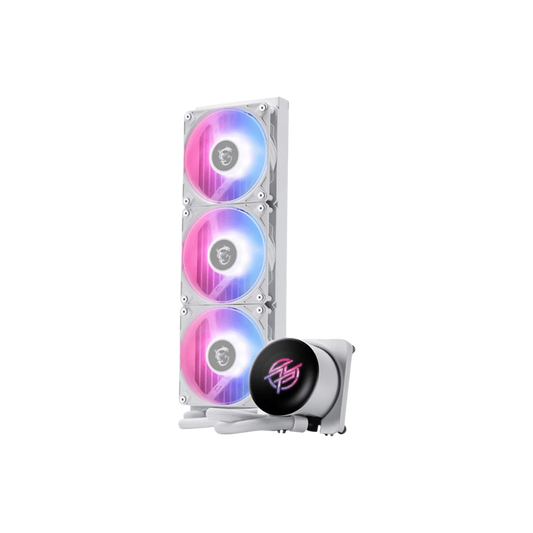 MSI MPG CORELIQUID P13 360 3X120MM FAN/120X120X25MM ARGB GEN2 LIQUID CPU COOLER (WHITE)