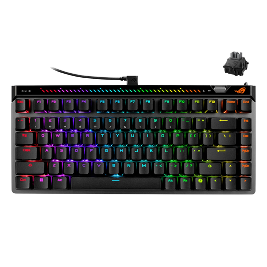 ASUS ROG FALCHION ACE 75HE 75-KEY COMPACT ANALOG GAMING KEYBOARD (ROG HFX V2 SWITCH) (BLACK)