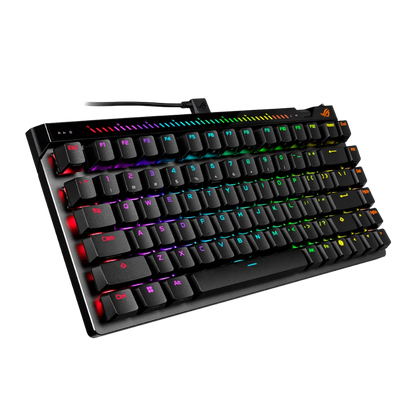 ASUS ROG FALCHION ACE 75HE 75-KEY COMPACT ANALOG GAMING KEYBOARD (ROG HFX V2 SWITCH) (BLACK)