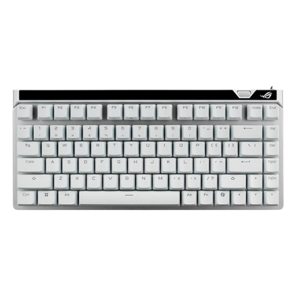 ASUS ROG FALCHION ACE 75HE 75-KEY COMPACT ANALOG GAMING KEYBOARD (ROG HFX V2 SWITCH) (WHITE)