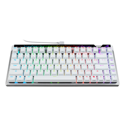 ASUS ROG FALCHION ACE 75HE 75-KEY COMPACT ANALOG GAMING KEYBOARD (ROG HFX V2 SWITCH) (WHITE)