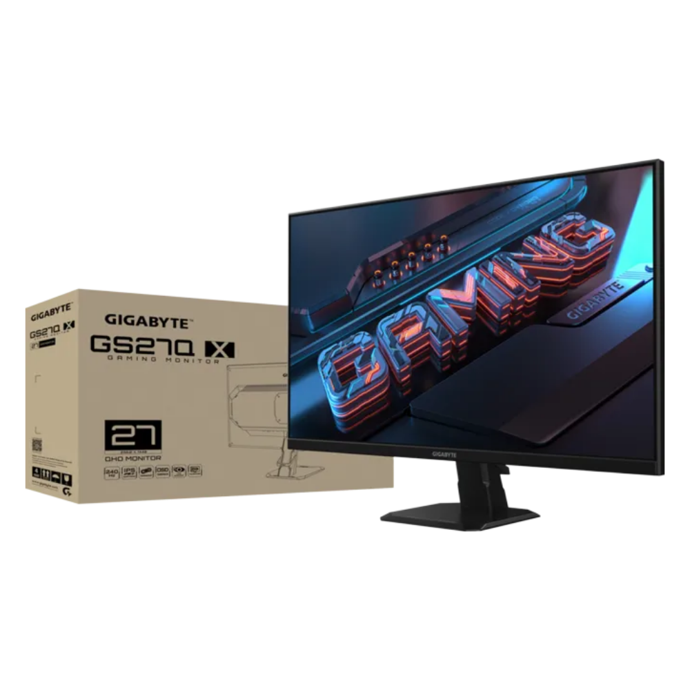 GIGABYTE GS27QX 27" QHD IPS 240HZ GAMING MONITOR (2XHDMI, DP)