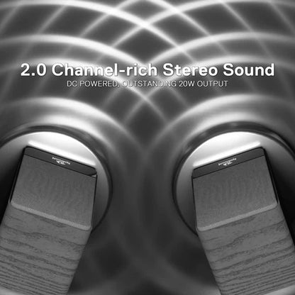 REDRAGON MOUTHPIECE BLACK 2.0 BOOKSHELF SPEAKER