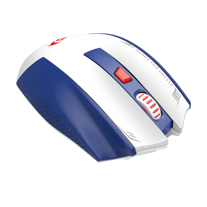 REDRAGON WOKI SUPERLIGHT WIRELESS GAMING MOUSE (WHITE/BLUE)