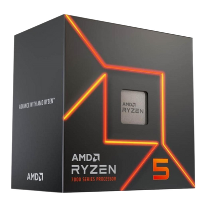 AMD RYZEN 5 7600 3.8GHZ 6CORE/12THREAD/65W (AM5) W/ FAN
