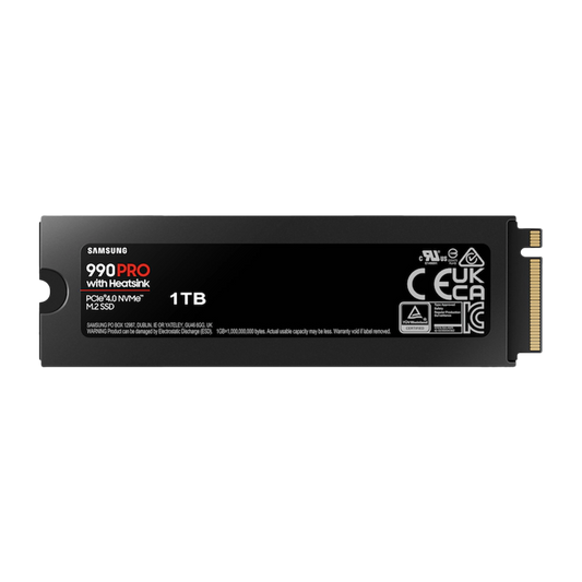 SAMSUNG 1TB M.2 PCIE NVME SSD 990 PRO (MZV9P1T0BW) - PC Quickbuys