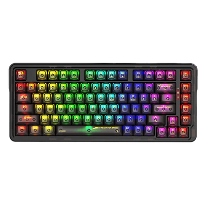 REDRAGON ELF PRO RGB WIRELESS MECHANICAL GAMING KEYBOARD (CRYSTAL SWITCH/SWAPPBL)