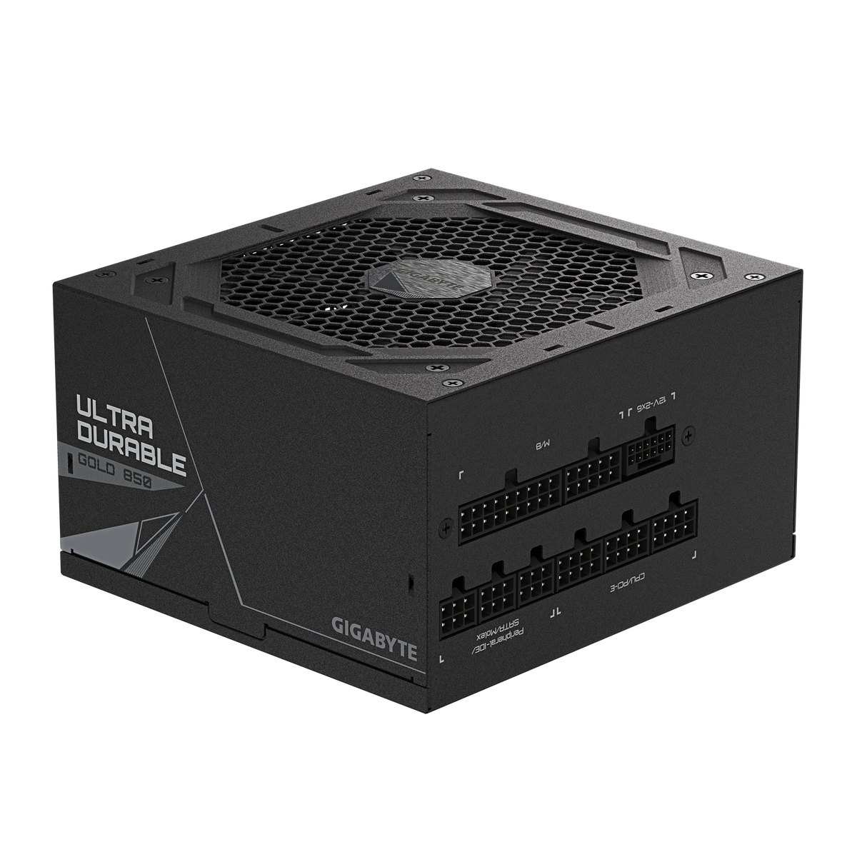 GIGABYTE UD850GM PG5 V2 PCIE5 850W 1X120MM FAN, 8SATA, 5PCIE, ACTIVE PFC, MODULAR, 80-PLUS GOLD
