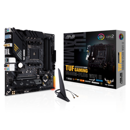 ASUS TUF B550M-PLUS WIFI II 4DDR4 2XM.2 MOTHERBOARD (HDMI, DP) WIFI+BT