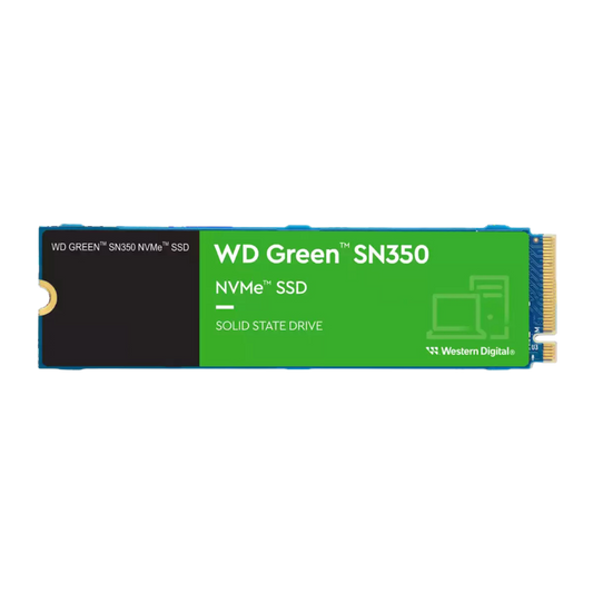 WESTERN DIGITAL 240GB GREEN SN350 NVME SSD (WDS240G2G0C) M.2 PCIE 2280 - PC Quickbuys