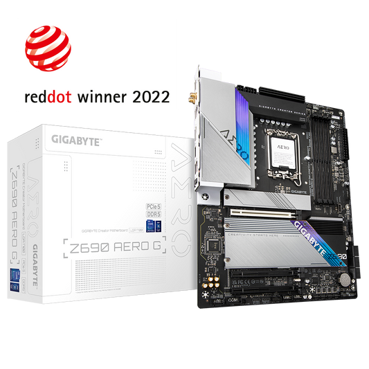 GIGABYTE Z690 AERO G 4DDR5 4XM.2 MOTHERBOARD (HDMI, DP) WIFI+BT