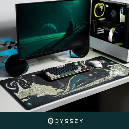 DOTTED ODYSSEY 900X400MM DESK MAT (4MM)