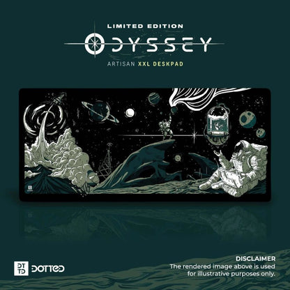 DOTTED ODYSSEY 900X400MM DESK MAT (4MM)