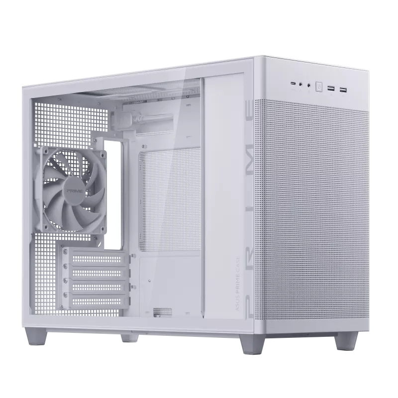 ASUS PRIME AP201 TEMPERED GLASS MICROATX CASE W/ 1FAN
