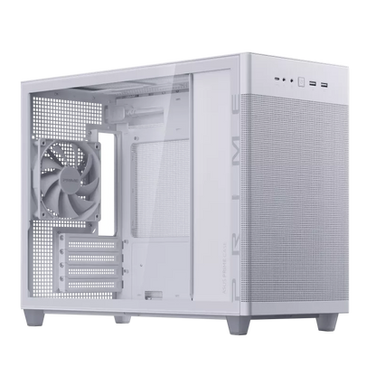 ASUS PRIME AP201 TEMPERED GLASS MICROATX CASE W/ 1FAN