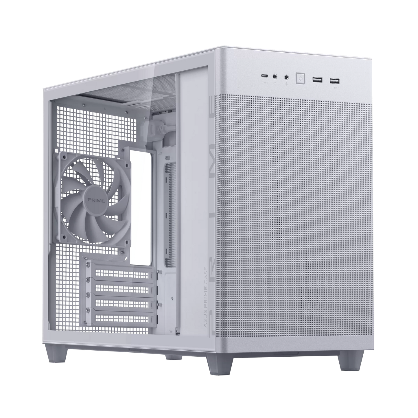ASUS PRIME AP201 TEMPERED GLASS MICROATX CASE W/ 1FAN