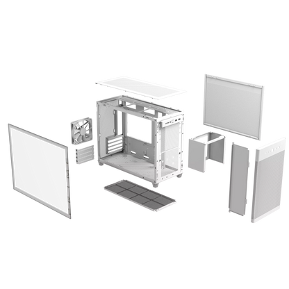 ASUS PRIME AP201 TEMPERED GLASS MICROATX CASE W/ 1FAN