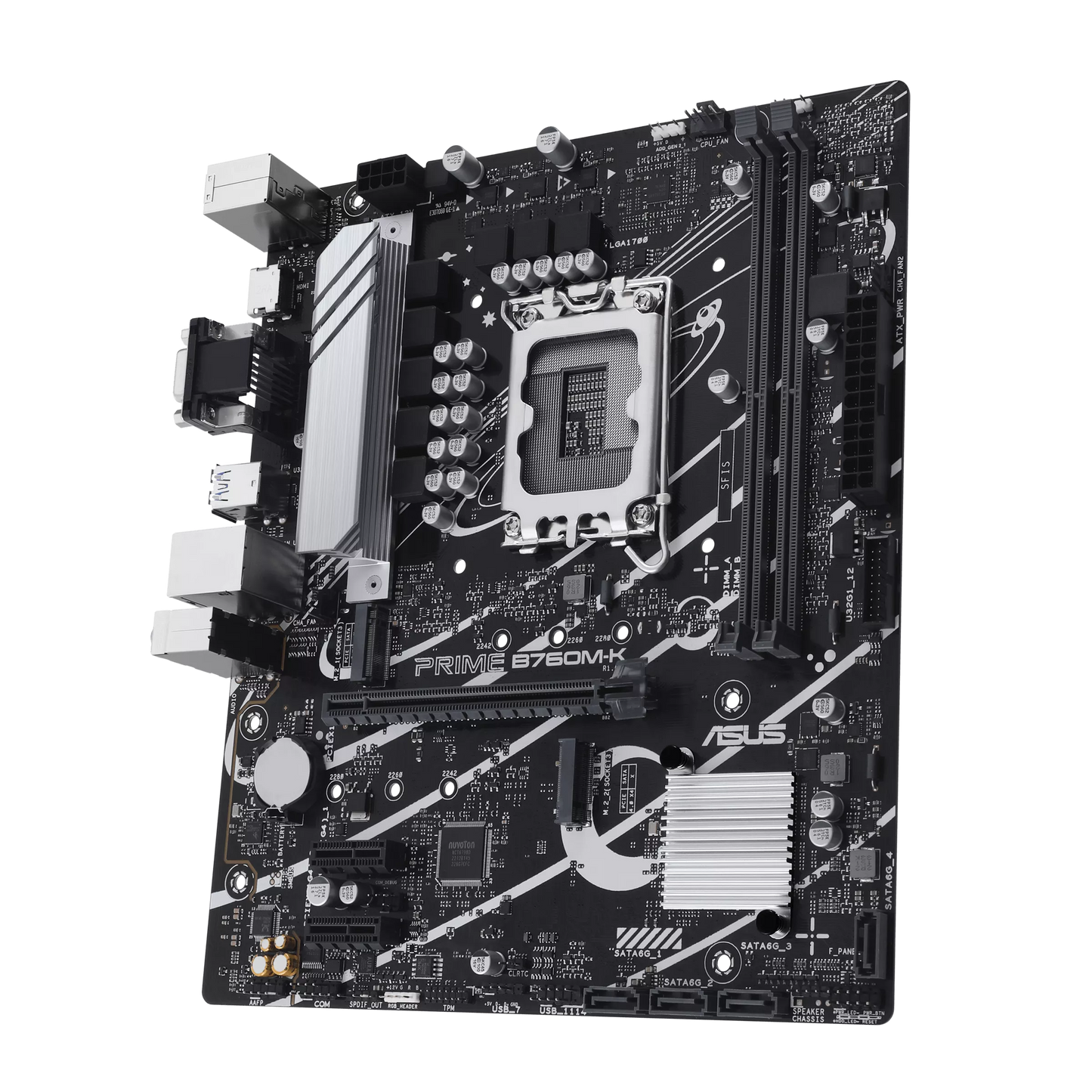 ASUS PRIME B760M-K 2DDR5 2XM.2 MOTHERBOARD (DB15, HDMI)