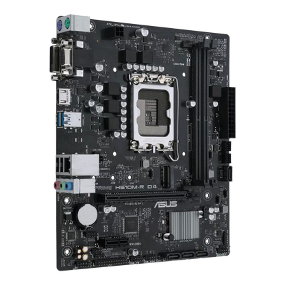 ASUS PRIME H610M-R D4 2DDR4 M.2 MOTHERBOARD (HDMI, DB15, DVI)
