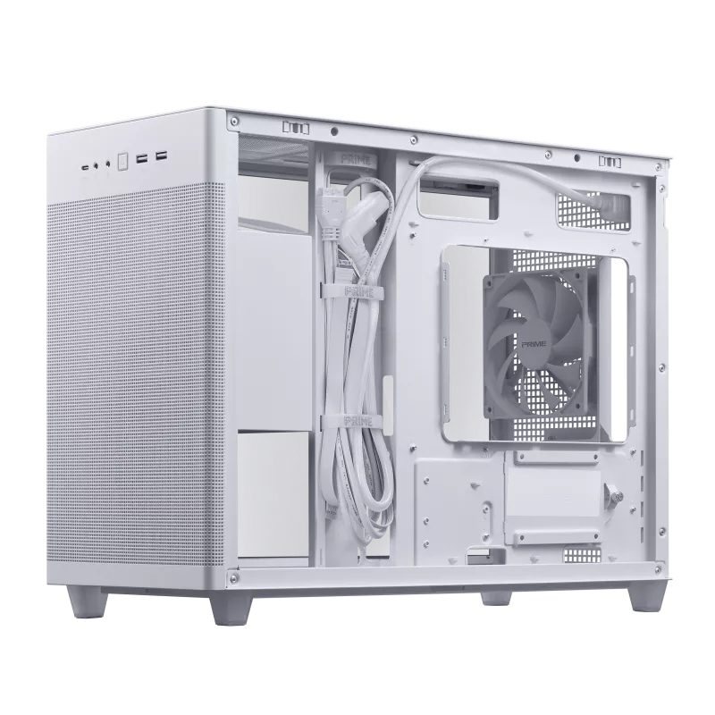 ASUS PRIME AP201 TEMPERED GLASS MICROATX CASE W/ 1FAN