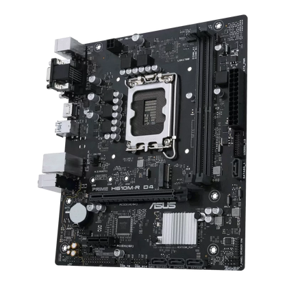 ASUS PRIME H610M-R D4 2DDR4 M.2 MOTHERBOARD (HDMI, DB15, DVI)