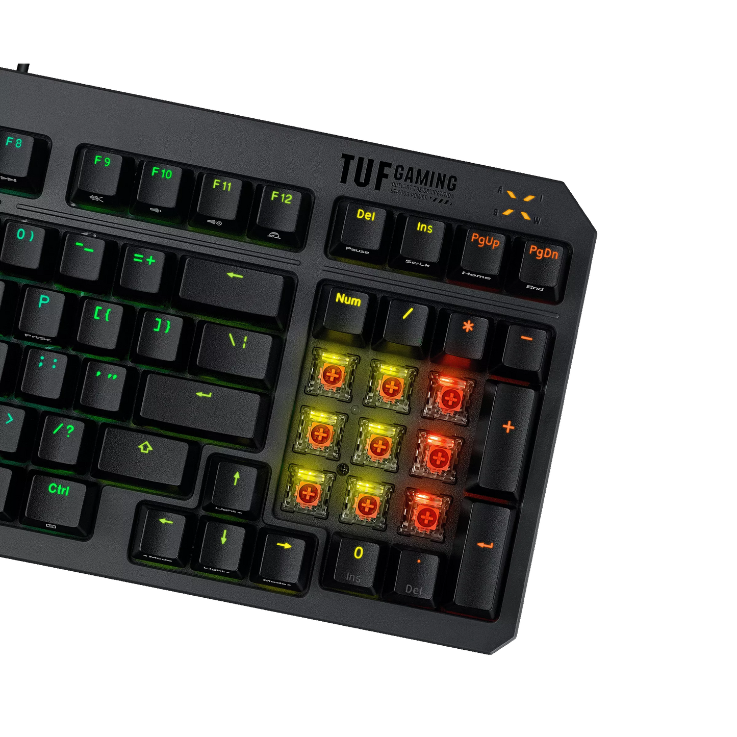 ASUS TUF GAMING K3 GEN II COMPACT 97-KEY OPTICAL-MECH RGB GAMING KEYBOARD