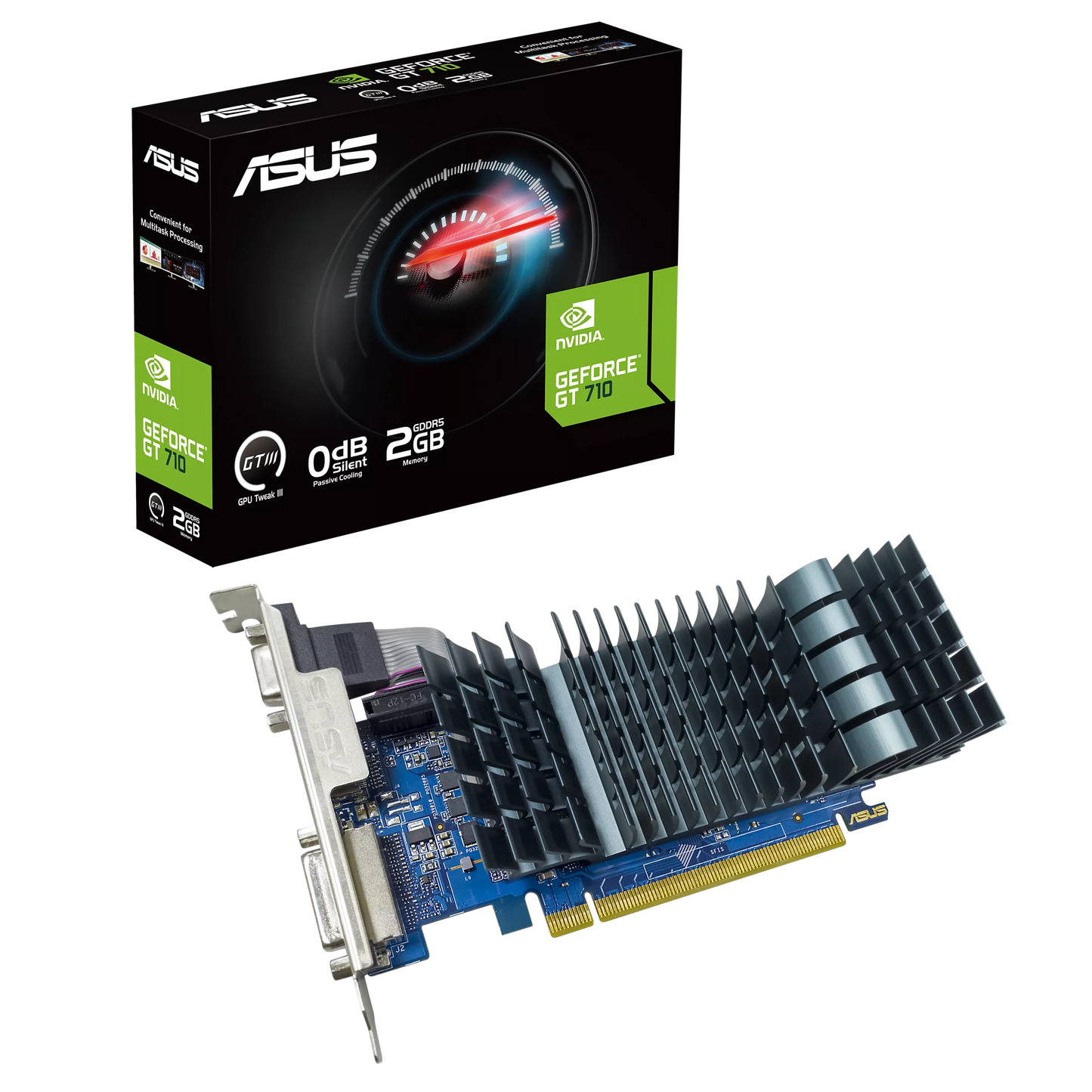 ASUS GT 710 2048MB 64BIT DDR5 (SL-2GD5-BRK-EVO)