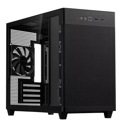 ASUS PRIME AP201 TEMPERED GLASS MICROATX CASE W/ 1FAN